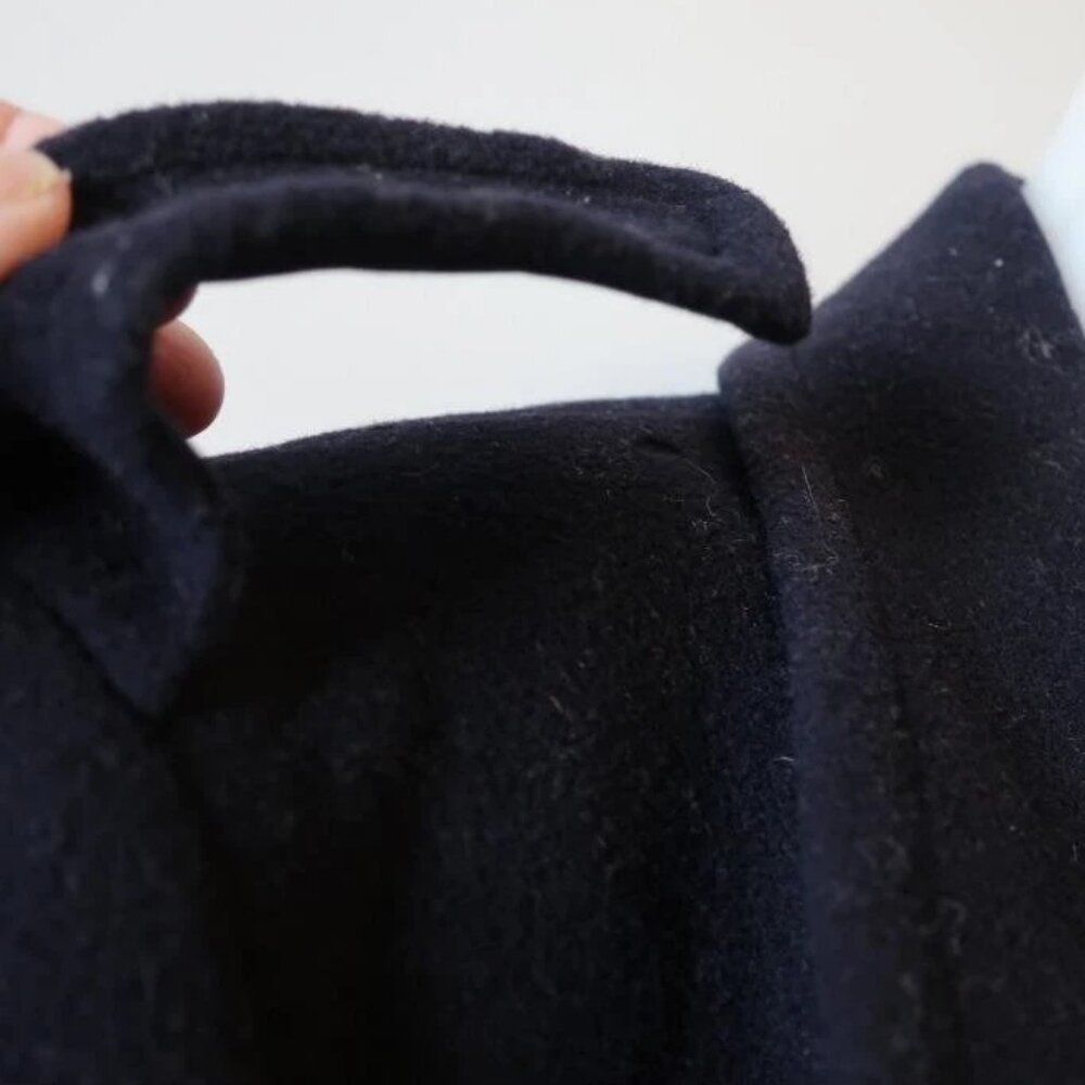 MENS BLOOMINGDALES THE MENS STORE DARK NAVY COAT SZ 42 - Picture 12 of 14